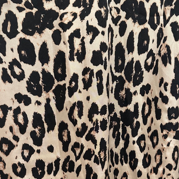 Zara Animal Print Long Sleeve Dress - Picture 4 of 5
